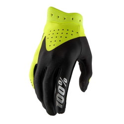 Mănuși ciclism 100% Itrack Gloves - Black/Fluo Yellow