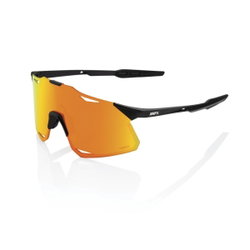 Ochelari ciclism 100% Hypercraft - Matte Black / HiPER Red Multilayer Mirror Lens