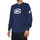 Pulover fleece 100% Icon Pullover Crewneck Fleece - Navy