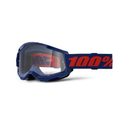Ochelari MTB/MX 100% Strata 2 - Navy / Clear Lens