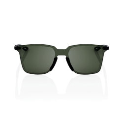 Ochelari de soare 100% Legere Square - Soft Tact Army Green / Grey Green Lens