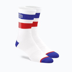Șosete ciclism 100% Flow Performance MTB Socks - White