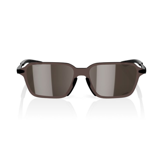 Ochelari de soare 100% Legere Trap - Matte Black / HiPER Silver Mirror Lens