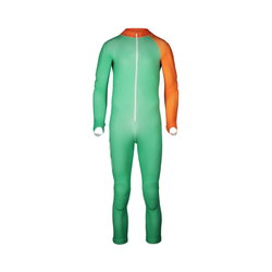 Costum concurs schi POC Skin GS - Emerald Green/Zink Orange