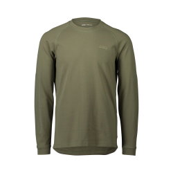Bluză schi POC Poise Crew Neck - Epidote Green