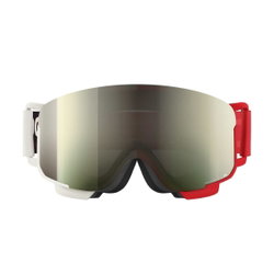 Ochelari schi POC Nexal Mid - Rouge/Blanc/Partly Sunny Ivory