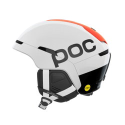 Cască schi POC Obex Connect - Hydrogen White/Fluorescent Orange AVIP