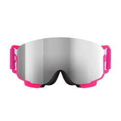 Ochelari schi copii POC Nexal - Fluorescent Pink/Partly Sunny Silver