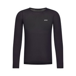 Bluză tehnică schi POC Layer Mid L/S Jersey - Uranium Black