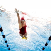 Finis - accesoriu inot (plutitor) pentru picioare Ankle Buoy - galben