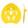 Finis - palmare inot Manta Paddles - galben