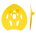Finis - palmare inot Manta Paddles - galben