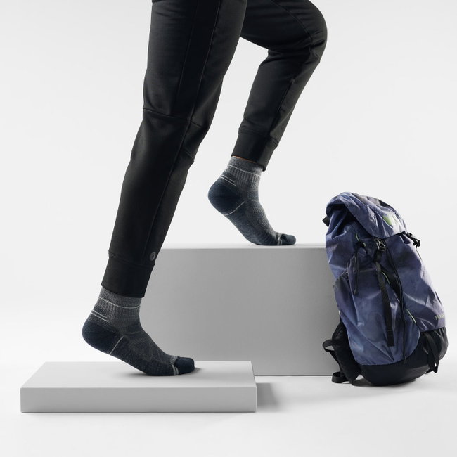Șosete Merino hiking Smartwool Hike - gri Medium Gray | Ankle | Light Cushion