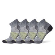 Șosete Merino alergare Smartwool Run - gri Medium Gray | Ankle | Zero Cushion