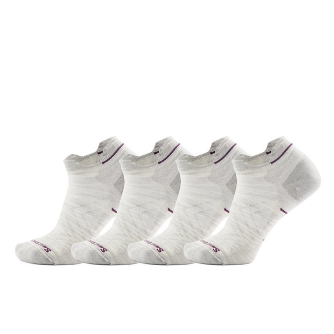 Șosete Merino alergare Smartwool Run - gri Ash | Low Ankle | Zero Cushion