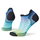 Smartwool - sosete sport femei Run Ombre Print Zero Cushion Low Ankle socks - albastru verde negru