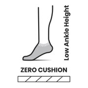 Smartwool - sosete sport femei Run Ombre Print Zero Cushion Low Ankle socks - mov roz negru