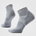 Șosete Merino alergare Smartwool Run - gri deschis/alb | Ankle | Targeted Cushion