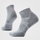 Șosete Merino alergare Smartwool Run - gri deschis/alb | Ankle | Targeted Cushion