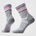 Șosete Merino alergare Smartwool Run Zero Cushion - gri Light Gray | Mid Crew | Zero Cushion