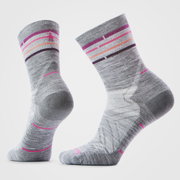 Șosete Merino alergare Smartwool Run Zero Cushion - gri Light Gray | Mid Crew | Zero Cushion