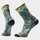 Șosete Merino ciclism Smartwool Bike Rugged Ride Print - albastru Capri | Crew | Zero Cushion
