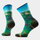 Șosete Merino hiking Smartwool Hike Mountain Lake - albastru Capri | Crew | Targeted Cushion