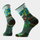 Șosete Merino hiking Smartwool Hike Trail Trekker Print - verde Winter Moss | Crew | Targeted Cushion