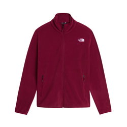 Bluză polar The North Face Glacier pentru damă - bordo Burgundy Crush | poliester 100% reciclat