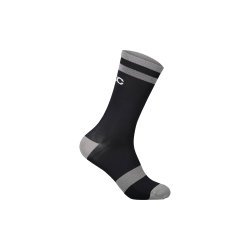 Șosete ciclism POC Lure MTB Sock Long - Uranium Black/Granite Grey
