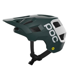 Cască MTB POC Kortal Race MIPS - Pargasite Green Matt/Hydrogen White Matt