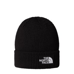 Căciulă The North Face Logo Box Cuffed - negru Black | material 100% reciclat