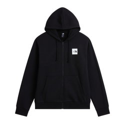 Hanorac The North Face Box Half Dome Regular Full Zip pentru bărbați - negru Black | bumbac și poliester