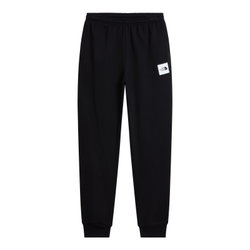 Pantaloni jogger The North Face Box Half Dome Regular Tapered pentru bărbați - negru Black | bumbac și poliester