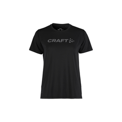 Tricou alergare Craft Essence Logo Tee 2 damă - negru