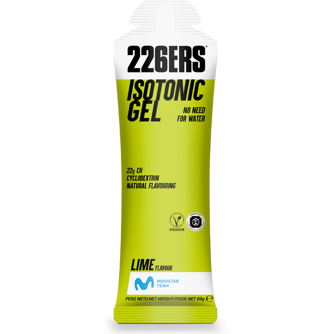 Gel energizant izotonic 226ers Isotonic Gel 68g - lime - bax 24 buc