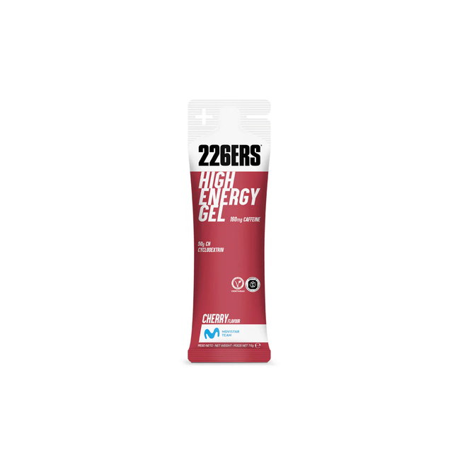 Cutie 6 geluri energizante 226ers High Energy Gel 76g - cireșe