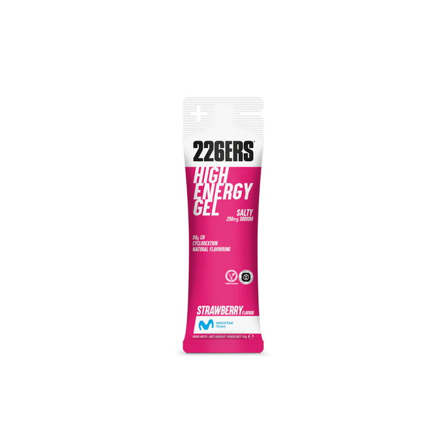 Cutie 6 geluri energizante 226ers High Energy Gel 76g - cireșe