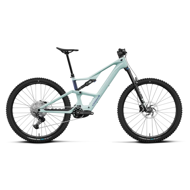 Orbea RISE SL M30 420W (2027) - bicicletă electrică eMTB Trail - Frozen Concrete (Matt) - Noctiluca C. View (Gloss)