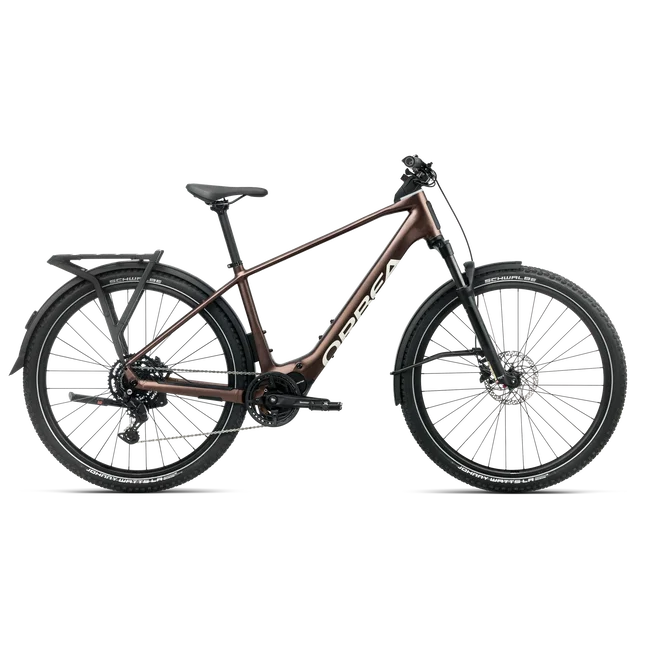 Orbea KEMEN ADV 30 (2027) - bicicletă electrică urbană - Metallic Rust(Matt) - Ivory White (Gloss)