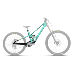 Orbea RALLON 450 DH (2027) - cadru MTB Downhill full suspension - Green - Purple