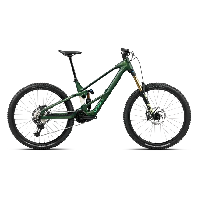 Orbea WILD LT H-TEAM Avinox M2S (2027) - bicicletă electrică eMTB Enduro - Racing Reen - White Cream (Gloss)