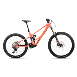 Orbea WILD LT H-TEAM Mullet Avinox M2S (2027) - bicicletă electrică eMTB Enduro - Wild Orange -Royal Plum (Gloss)