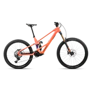 Orbea WILD LT H-TEAM Mullet Avinox M2S (2027) - bicicletă electrică eMTB Enduro - Wild Orange -Royal Plum (Gloss)