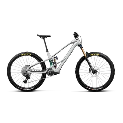 Orbea WILD LT M10 Avinox M2S (2027) - bicicletă electrică eMTB Enduro - Smooth Silver (Matt) - Escape Green C. View (Gloss)