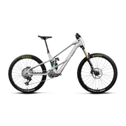 Orbea WILD LT M-TEAM RS Mullet Avinox M2S (2027) - bicicletă electrică eMTB Enduro - Smooth Silver (Matt) - Escape Green C. View (Gloss)