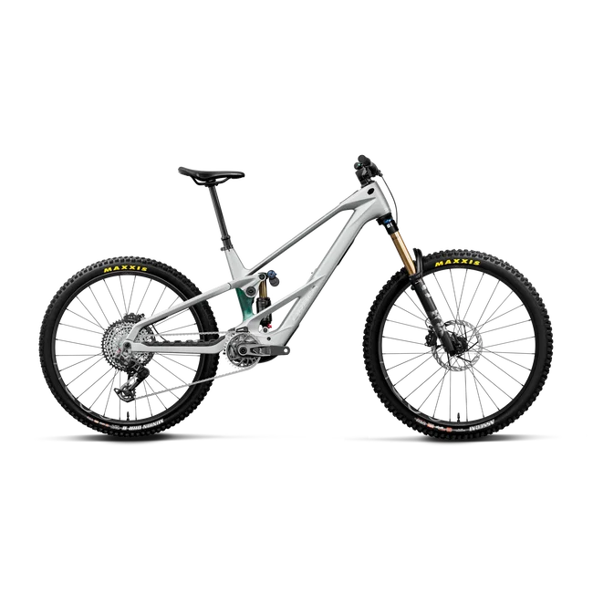 Orbea WILD LT M-TEAM RS Mullet Avinox M2S (2027) - bicicletă electrică eMTB Enduro - Smooth Silver (Matt) - Escape Green C. View (Gloss)