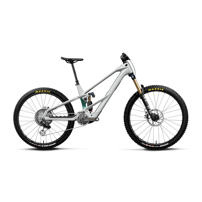 Orbea WILD LT M-LTD RS Mullet Avinox M2S (2027) - bicicletă electrică eMTB Enduro - Smooth Silver (Matt) - Escape Green C. View (Gloss)