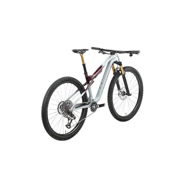 Orbea OIZ M10 (2027) - bicicletă MTB XC full suspension - Frozen Concrete - Sunset Carbon View (Matt)