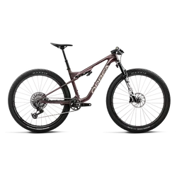 Orbea OIZ M10 AXS (2027) - bicicletă MTB XC full suspension - Burning Ashes C. View (Matt) - Ivory White (Gloss)